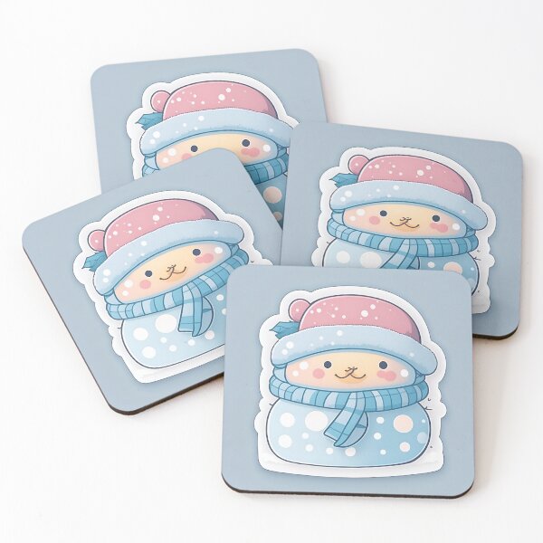 Item preview, Sweet winter creatures in sticker optics designed and sold by KCpixl.