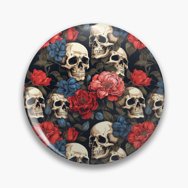 Item preview, Skull and Roses Pattern designed and sold by EdgarJake.