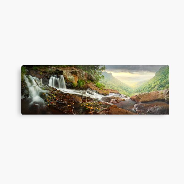 Morans Falls, Lamington National Park, Queensland, Australia Metal Print