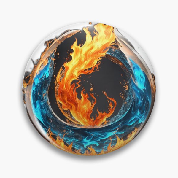 Item preview, Fire & Water designed and sold by AiStoryTeller.