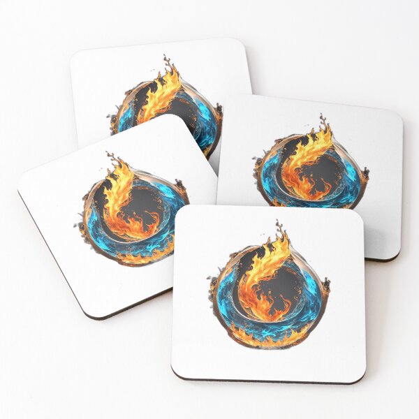 Item preview, Fire & Water designed and sold by AiStoryTeller.