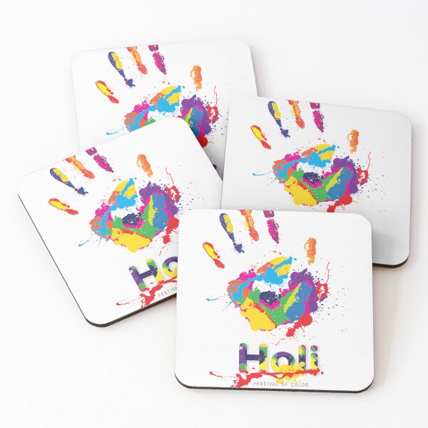Item preview, Big colorful hands in Holi festival designed and sold by TirrellColister.