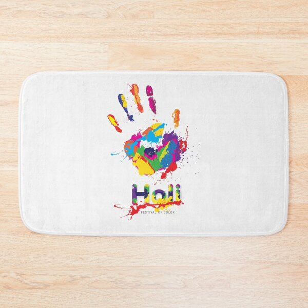 Item preview, Big colorful hands in Holi festival designed and sold by TirrellColister.