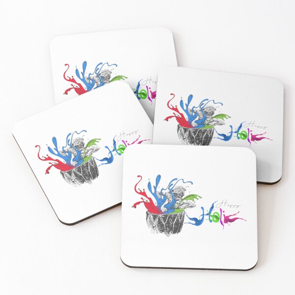 Item preview, Girl thrown colored powder during Holi festival designed and sold by TirrellColister.