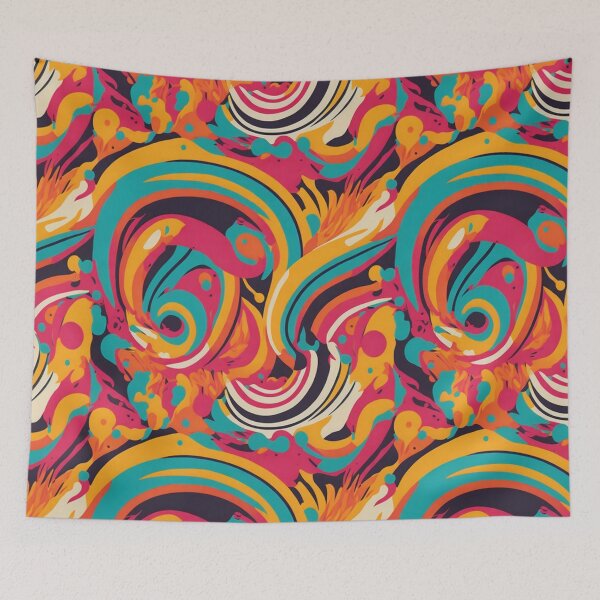 Item preview, Vibrant Swirls: Embrace the Playful Beauty of Colorful Twists designed and sold by kn-clothing.