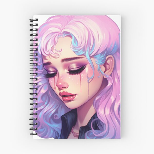 Item preview, Sad Pink Hair Anime Girl Crying designed and sold by NateCF.