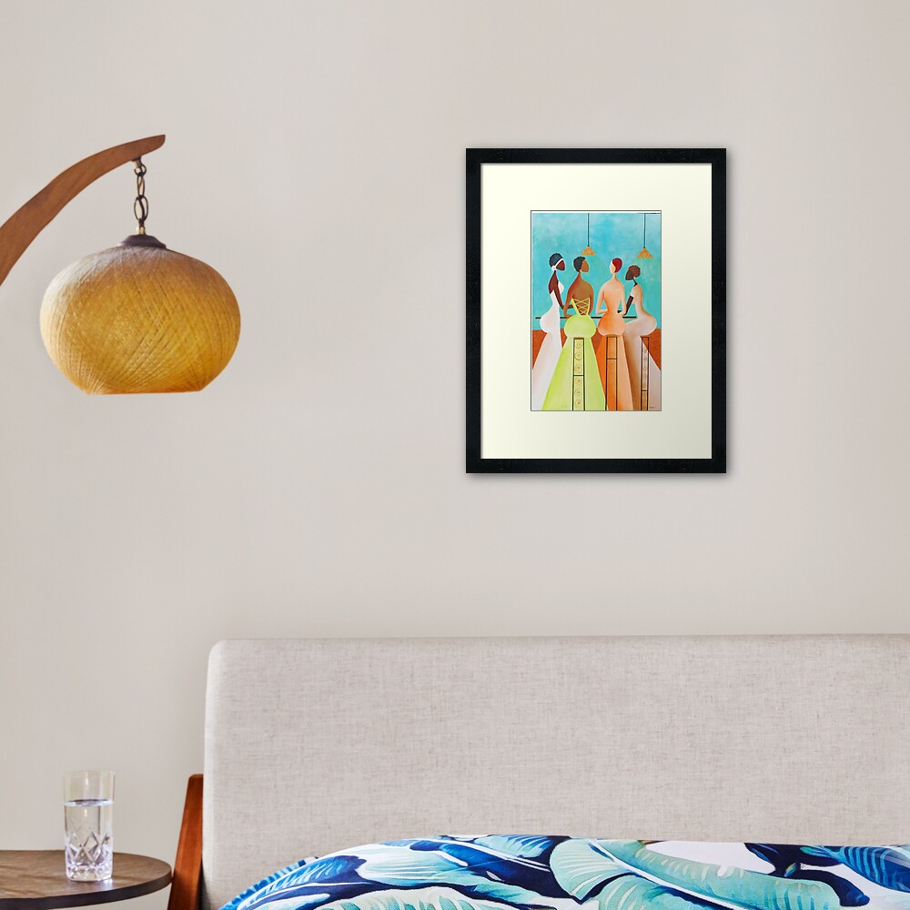 Conversatin Framed Art Print