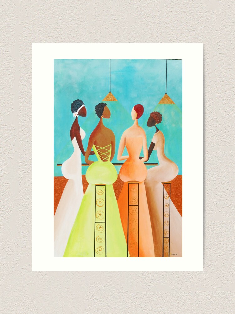 Alternate view of Conversatin Art Print