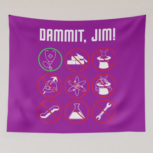 Item preview, Dammit Jim Funny Nurse 	   	 designed and sold by foujqfzsvw80.