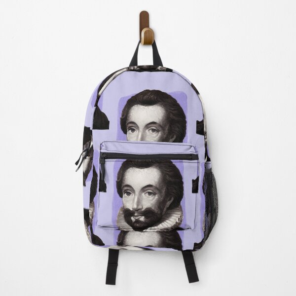 Item preview, English Poet John Donne - purple - illustration designed and sold by Litstoy.