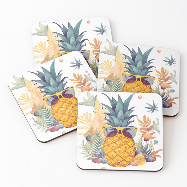Item preview, Pineapple Sunglasses Beach Hawaiian Holidays Tropical Summer designed and sold by farhanhafeez.