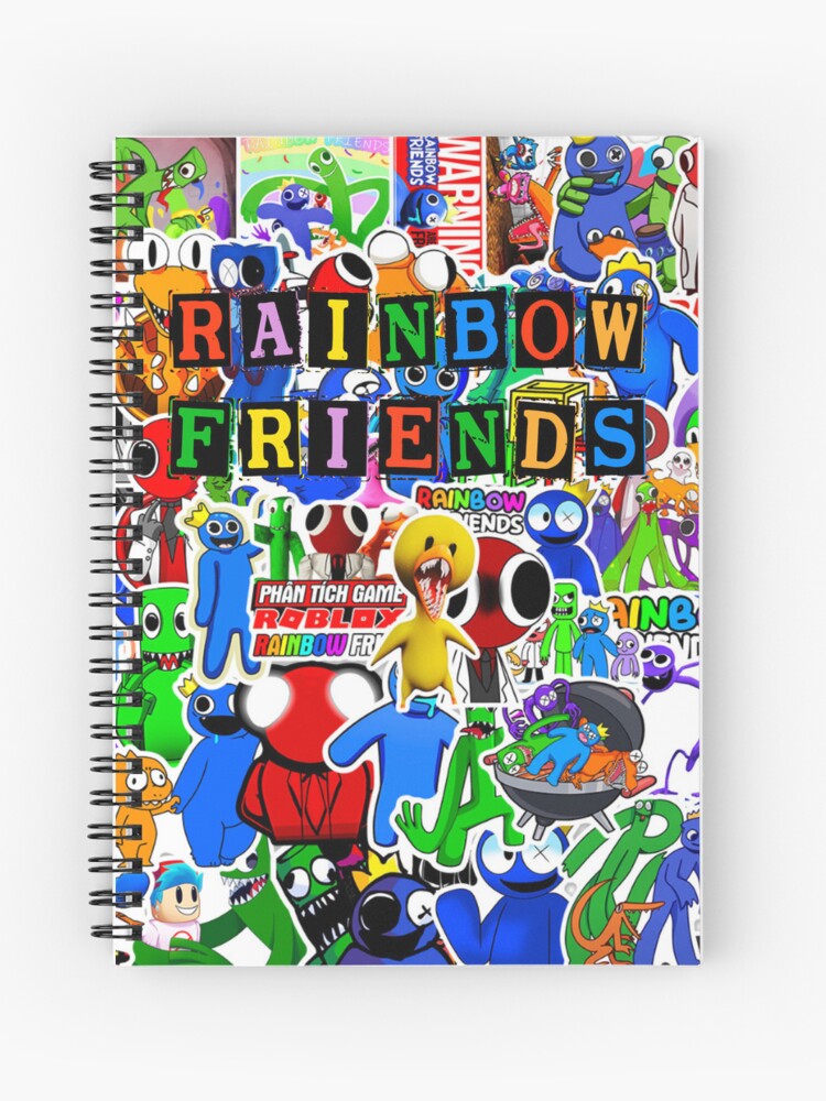 rainbow friends game Spiral Notebook Kids T-Shirt for Sale by