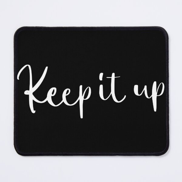 Item preview, keep it up - never give up designed and sold by Funky  Fibers.