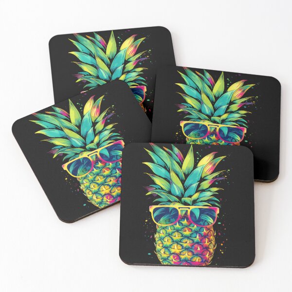 Item preview, Pineapple Sunglasses Beach Hawaiian Holidays Tropical Summer designed and sold by farhanhafeez.