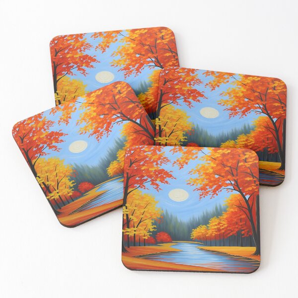 Item preview, Autumn Splendor Captivating Landscape Paintings designed and sold by Tamas Das.