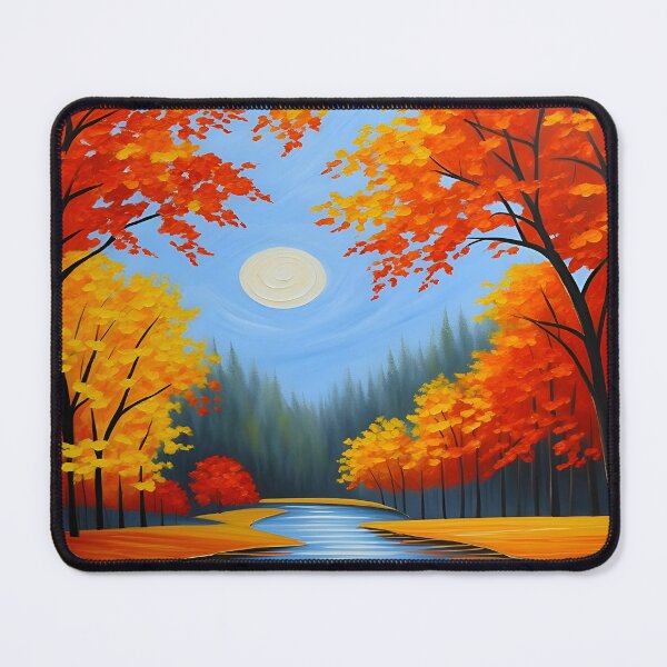 Item preview, Autumn Splendor Captivating Landscape Paintings designed and sold by Tamas Das.