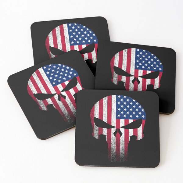 Item preview, American Flag Skull Distressed designed and sold by JJOldaker.