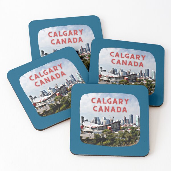 Item preview, Calgary Canada Skyline Painting  designed and sold by BrailynSturgis.