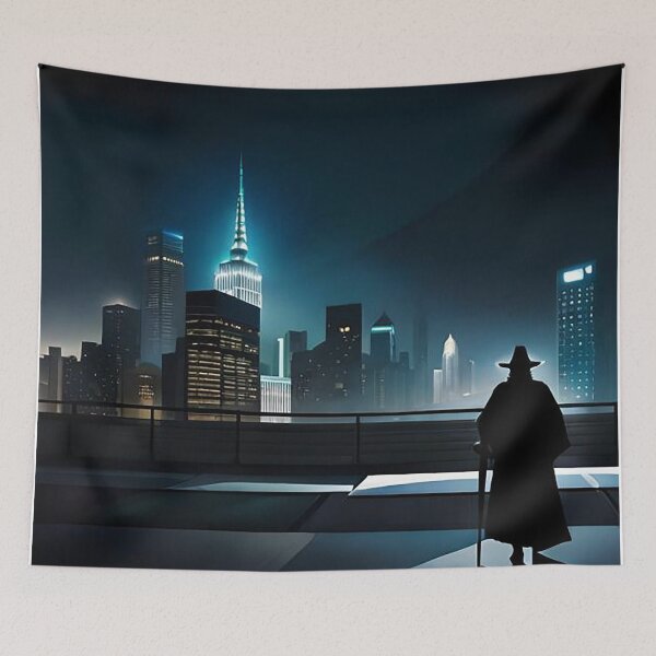 Item preview, Samurai and The city designed and sold by FannieArnold.