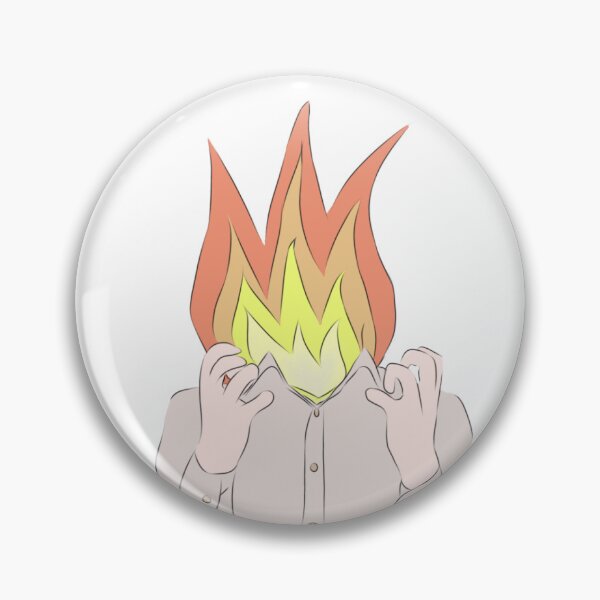 Item preview, Fire Man Sticker designed and sold by ArtRaftPro.
