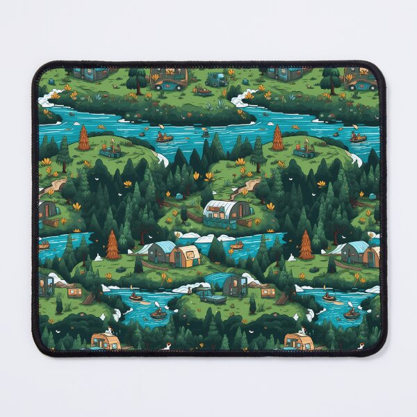 Item preview, Camping pattern designed and sold by Lexa Pix.