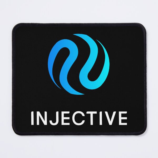 Item preview, Injective INJ Crypto Altcoin - Stacked Coloured Logo designed and sold by CryptoMoods.