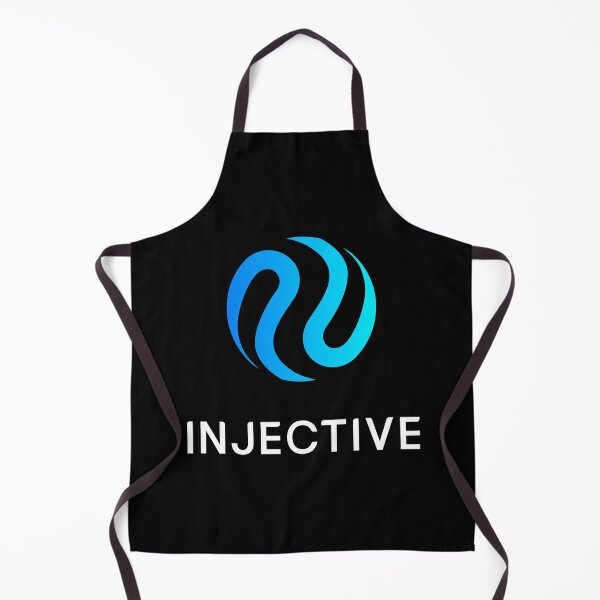 Item preview, Injective INJ Crypto Altcoin - Stacked Coloured Logo designed and sold by CryptoMoods.