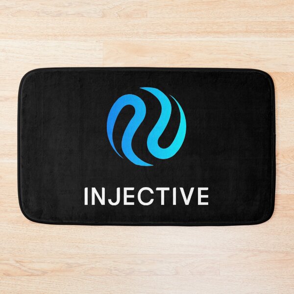 Item preview, Injective INJ Crypto Altcoin - Stacked Coloured Logo designed and sold by CryptoMoods.