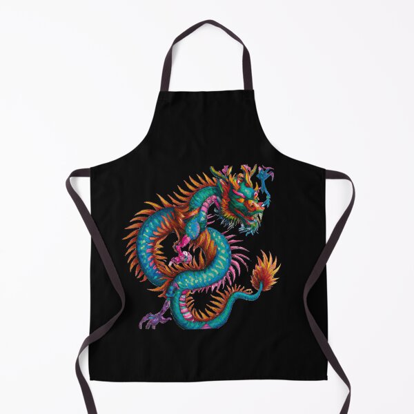 Item preview, Multicolor Chinese Dragon - Version 3 designed and sold by AtlantisApparel.