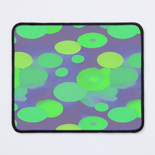 Item preview, Floating Lime and Sea Green Neon Bubbles designed and sold by deniselynnimage.