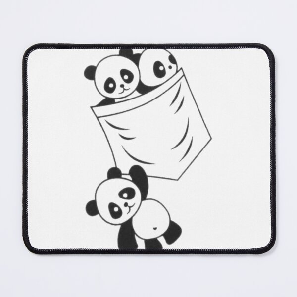 Item preview, picture of a panda in a pocket designed and sold by IPRINTUA.