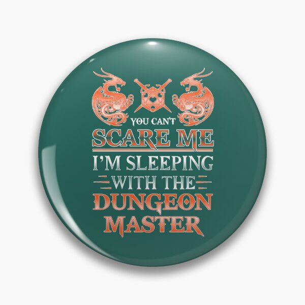 Item preview, You Cant Scare Me Im Sleeping With The Dungeon Master T V Neck Funny Dnd Tee For Women Trending Red  designed and sold by meilaedelman.
