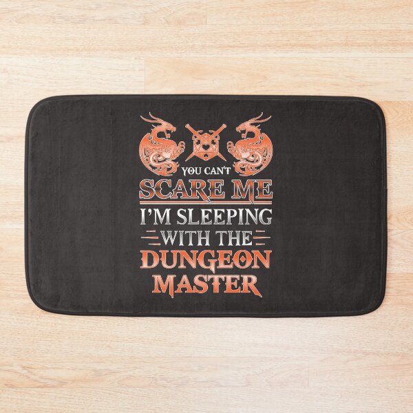 Item preview, You Cant Scare Me Im Sleeping With The Dungeon Master T V Neck Funny Dnd Tee For Women Trending Red  designed and sold by meilaedelman.