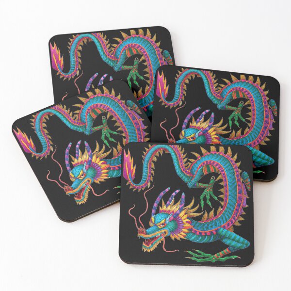 Item preview, Multicolor Chinese Dragon - Version 4 designed and sold by AtlantisApparel.