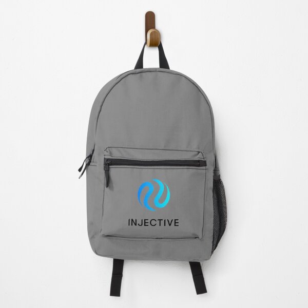 Item preview, Injective INJ Crypto Altcoin - Stacked Coloured Logo Black Text designed and sold by CryptoMoods.