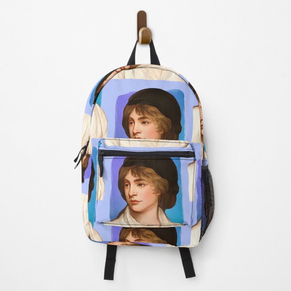 Item preview, British Writer Mary Wollstonecraft - blue - illustration designed and sold by Litstoy.