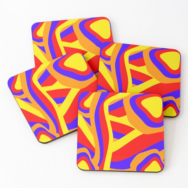 Item preview, retro 70s style abstract design designed and sold by pauloneill-art.