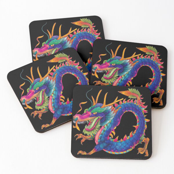 Item preview, Multicolor Chinese Dragon - Version 6 designed and sold by AtlantisApparel.