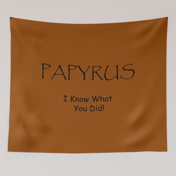 Artikelvorschau, Papyrus – Ich weiß, was du getan hast entworfen und verkauft von tkjzjeepez48.