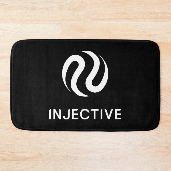 Item preview, Injective INJ Crypto Altcoin - Stacked White Logo designed and sold by CryptoMoods.
