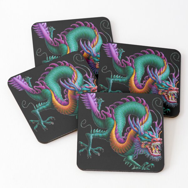Item preview, Multicolor Chinese Dragon - Version 7 designed and sold by AtlantisApparel.