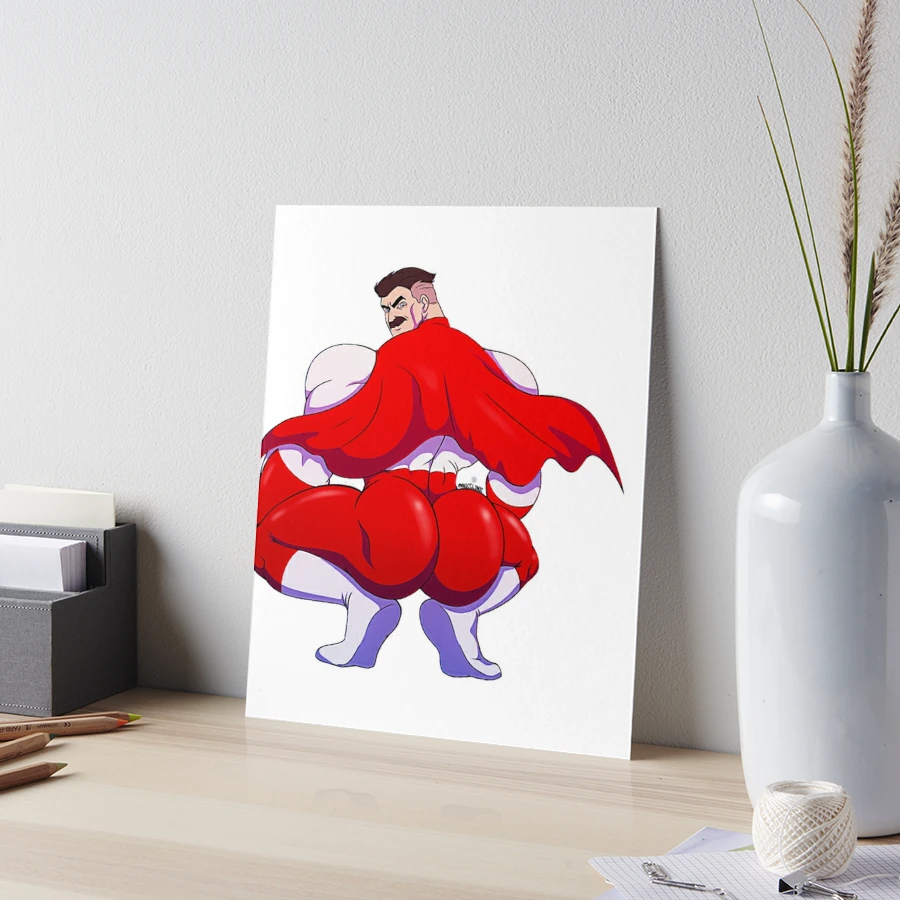 Invincible Thicc Omniman,superhero, viltrum, invincible comic, comic, | Art  Board Print