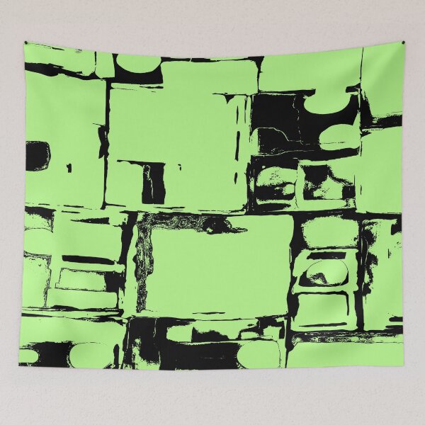 Item preview, Geometric Rectangular and Abstract Shapes in Keylime designed and sold by deniselynnimage.