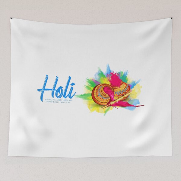 Item preview, Colored powder and quote for Holi festival designed and sold by TirrellColister.