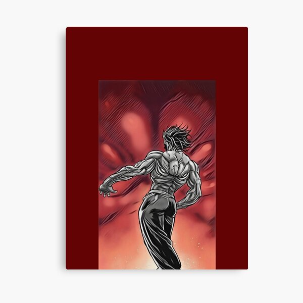 Baki Anime Canvas Art by Mounier Wanjak