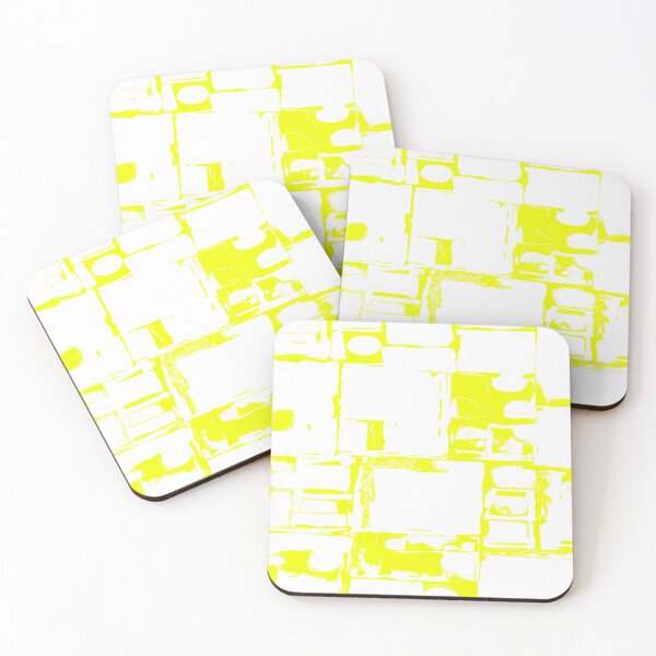 Item preview, Geometric Rectangular and Abstract Shapes in Lemon  designed and sold by deniselynnimage.