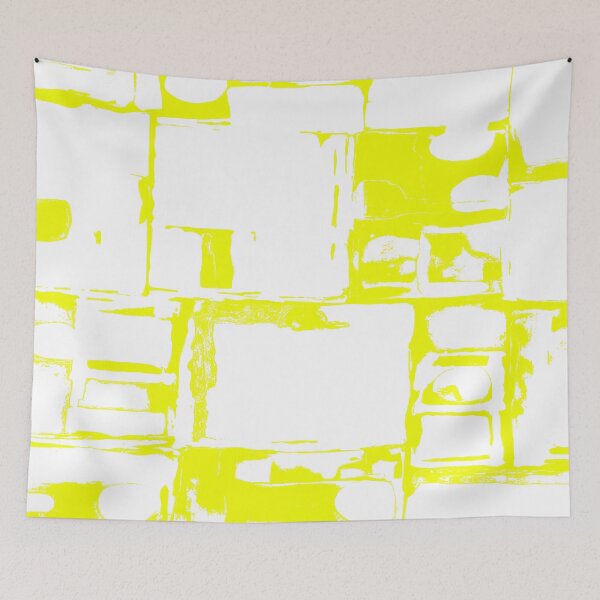 Item preview, Geometric Rectangular and Abstract Shapes in Lemon  designed and sold by deniselynnimage.