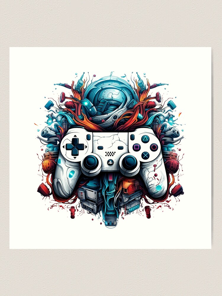 Gaming Controller Clipart 10 High-quality Images Wall Art Digital Prints Gaming  Merchandise Commercial Use 