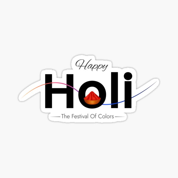 Free Happy Holi Sticker Design Template PNG - Photo #1324 - PngFile.net |  Free PNG Images Download