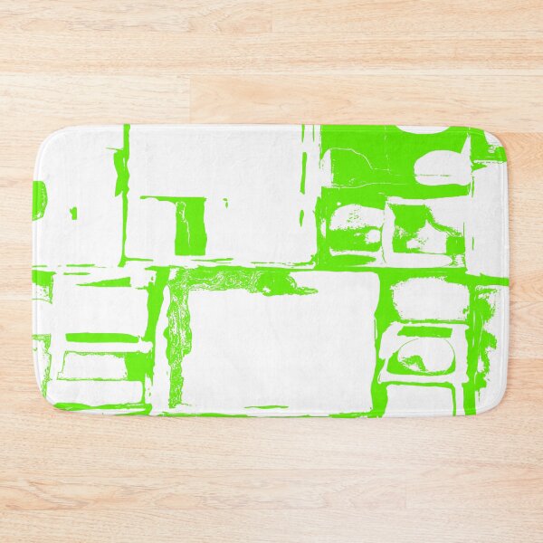 Item preview, Geometric Rectangular and Abstract Shapes in Lime Green designed and sold by deniselynnimage.